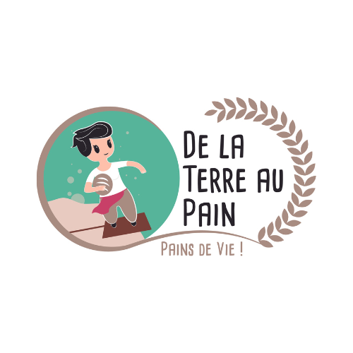 Logo de la terre au pain format carre