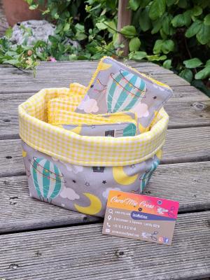 lingettes reutilisables Caromiecrea Lentilly