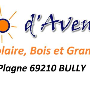 Logo bleu solaire bois granules 69210 v2