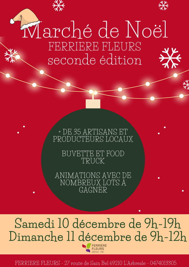 Marche de Noel Ferriere Fleurs