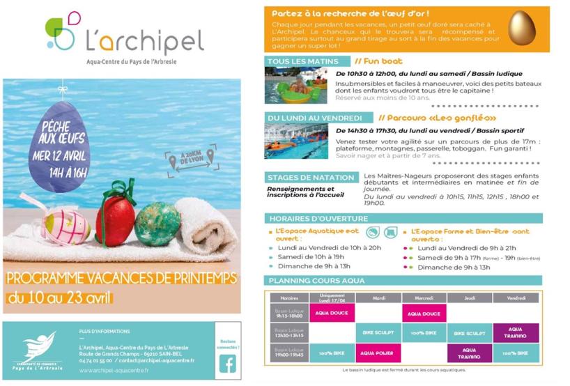 Archipel vacances paques