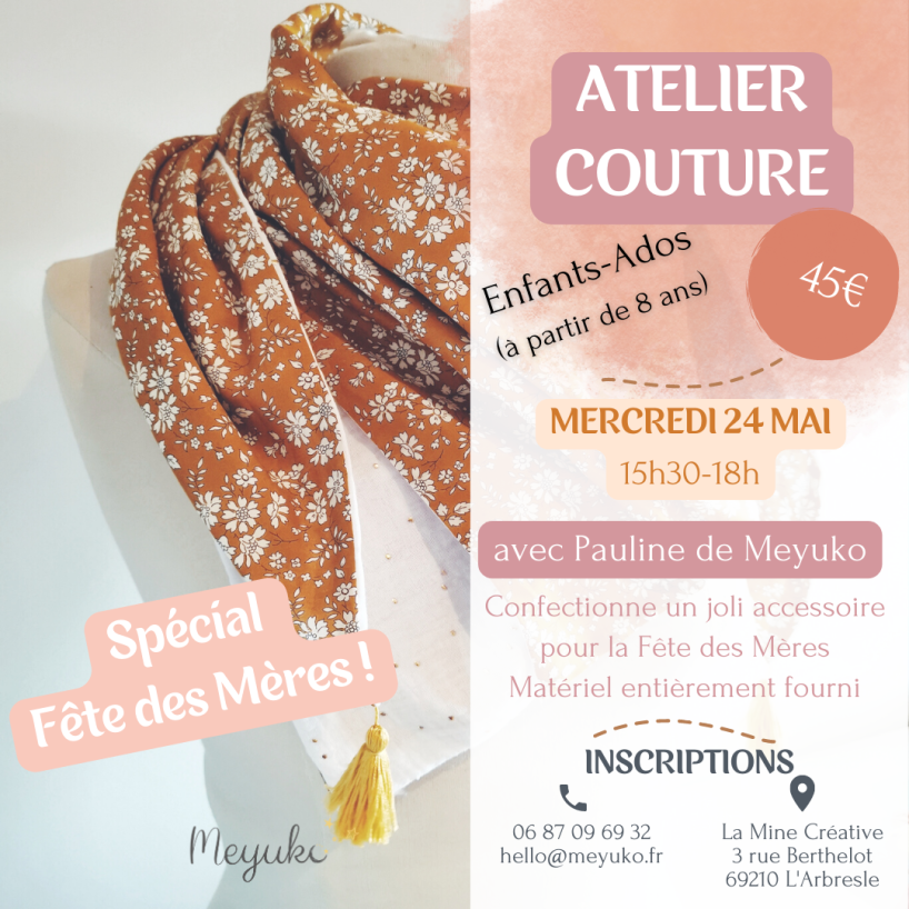 Atelier couture fete des meres